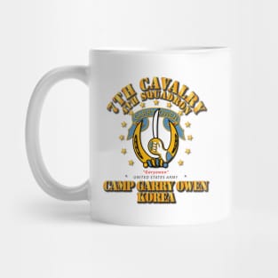 4th Squadron 7th Cavalry - Camp Gary Owen Korea Mug